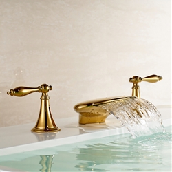 Brass Waterfall Bathroom Faucet